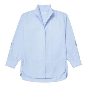 AYR The Tate Button Down Shirt Blue Oxford Size S